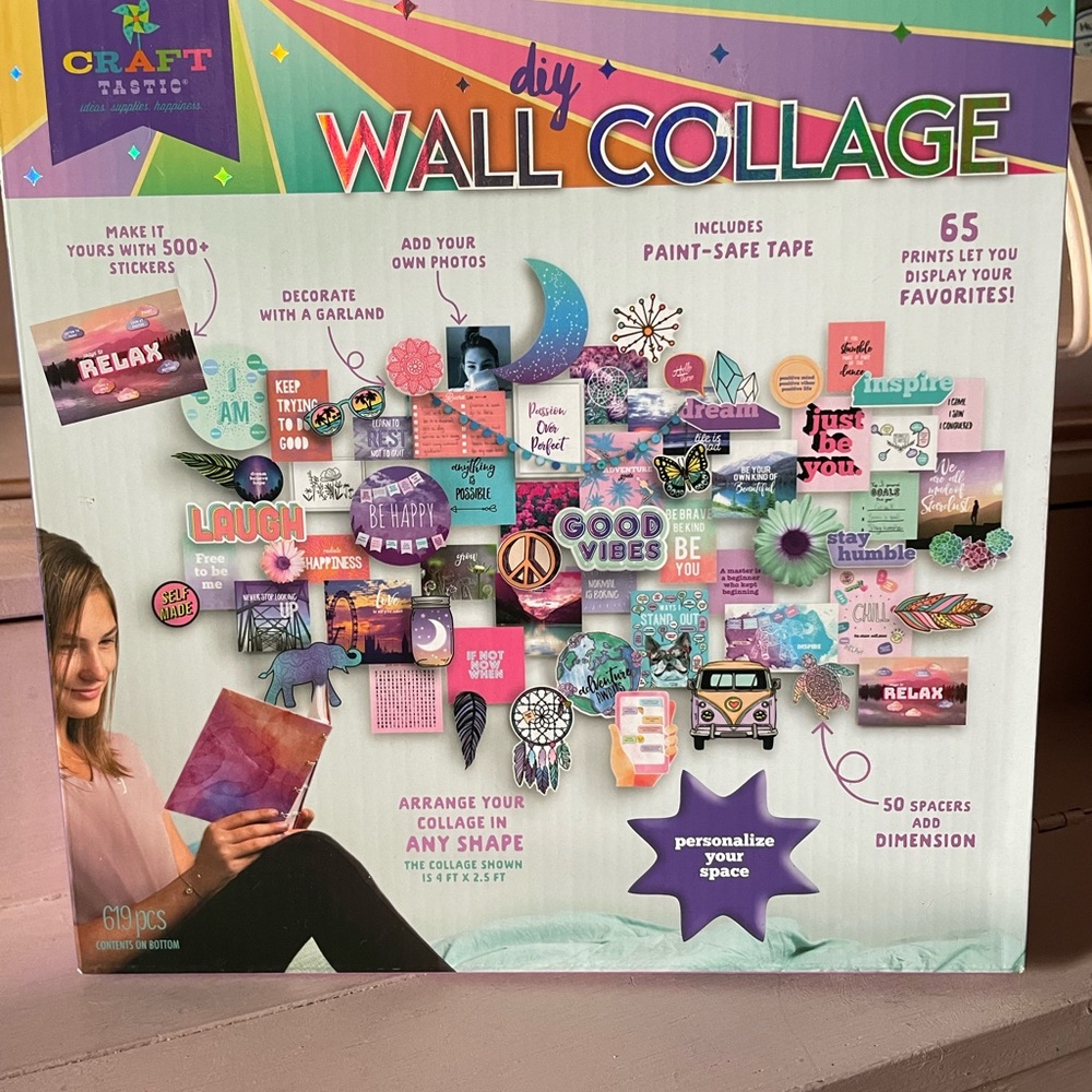 DIY Wall Art Collage NEW IN BOX teen tween gift
